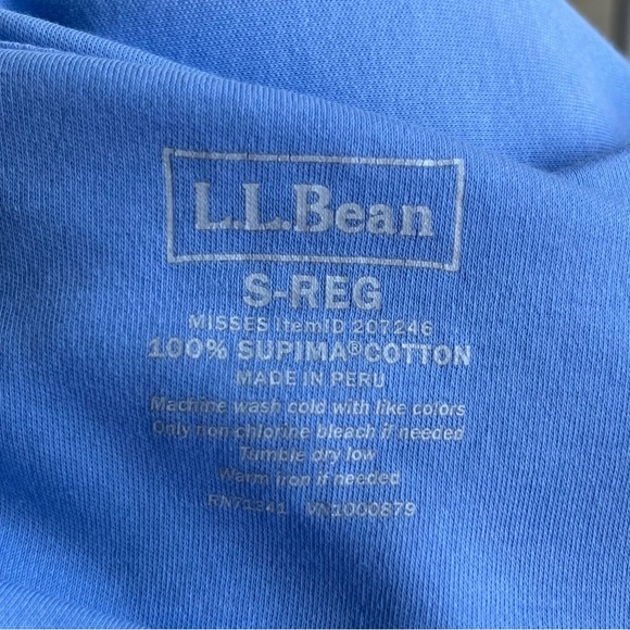 •L.L. Bean• Supima Cotton Short Sleeve Tee - Size Small - Picture 2 of 6